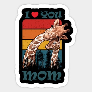 i love you mom Sticker